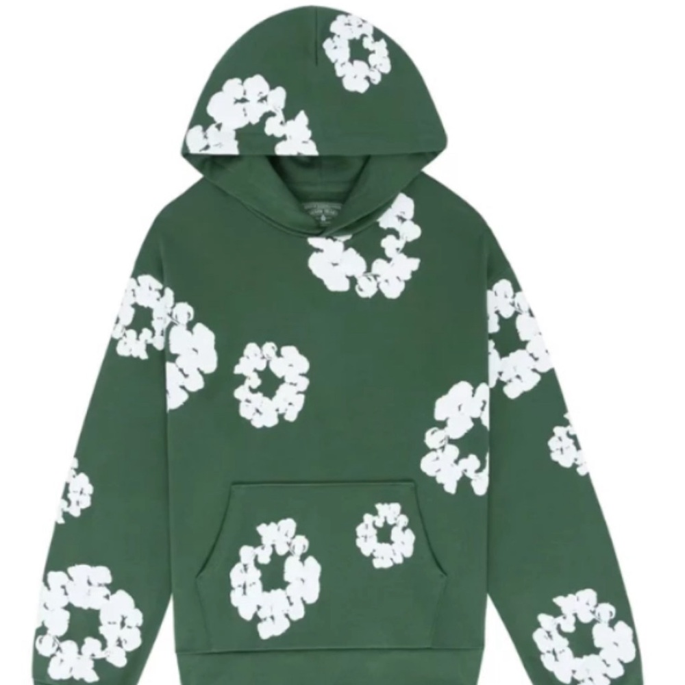 Green Denim Tears Hoodies